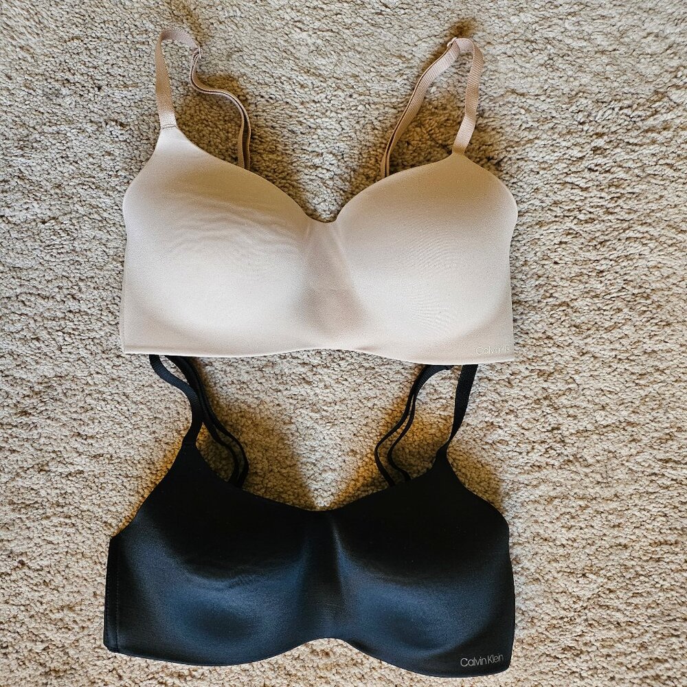 Set of 2 Calvin Klein Liquid Touch Lightly Lined Bralette Bras